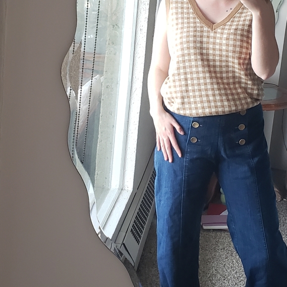 High Waisted Sabrina Butterfly Jeans - Picture 3 of 5